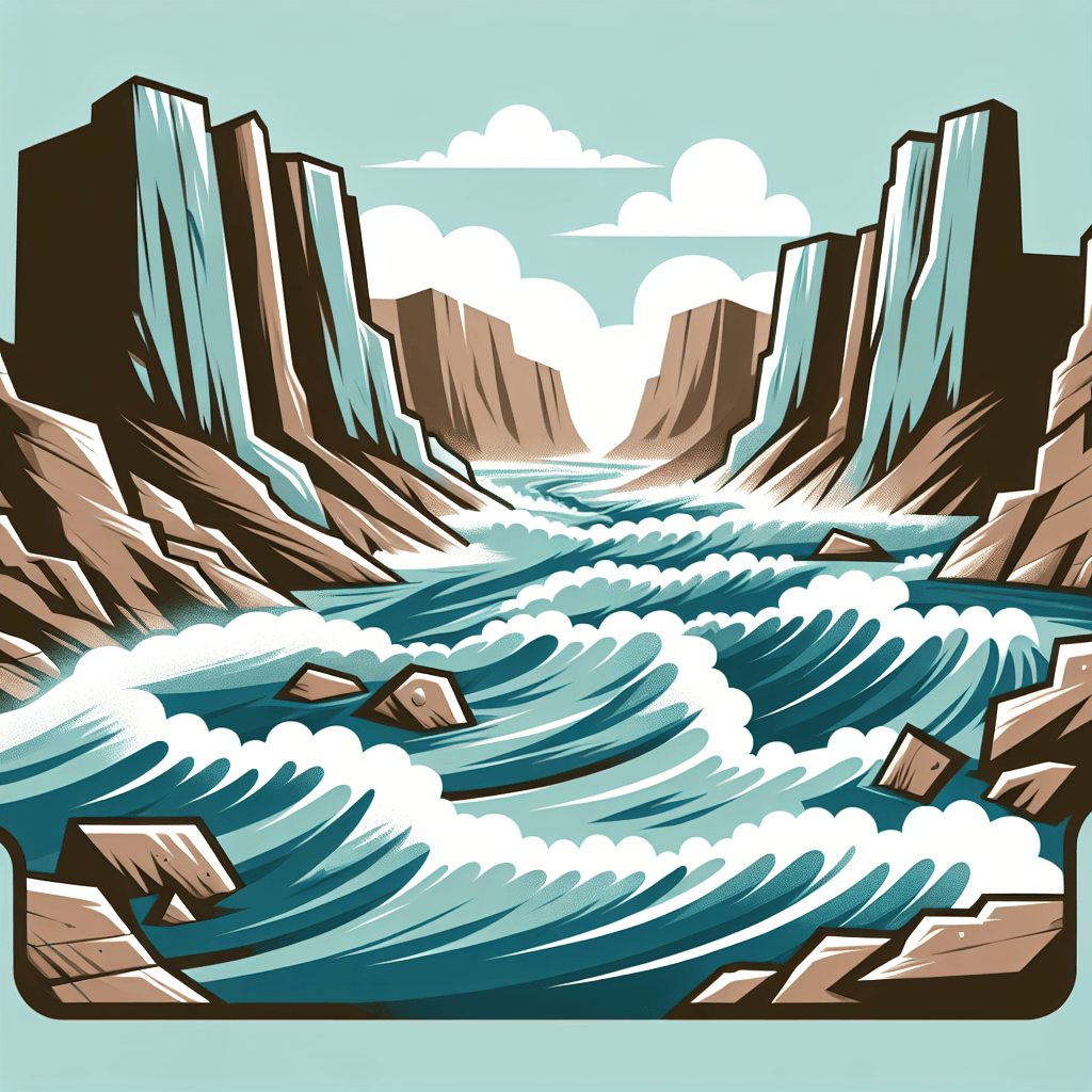 River Rapids Ride Painting Number Kit