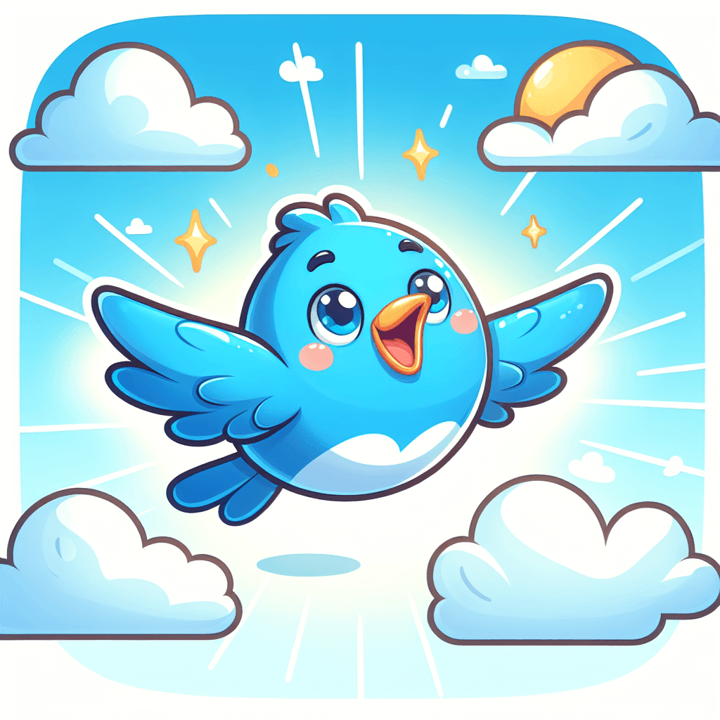 Bouncy Bluebird Paint By Number