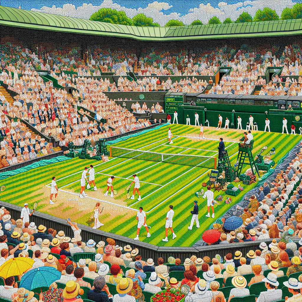 Wimbledon - England Number Painting
