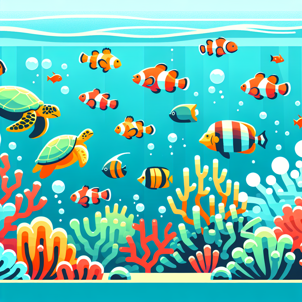 Ocean Reef Spectacle Paint By Numbers Art