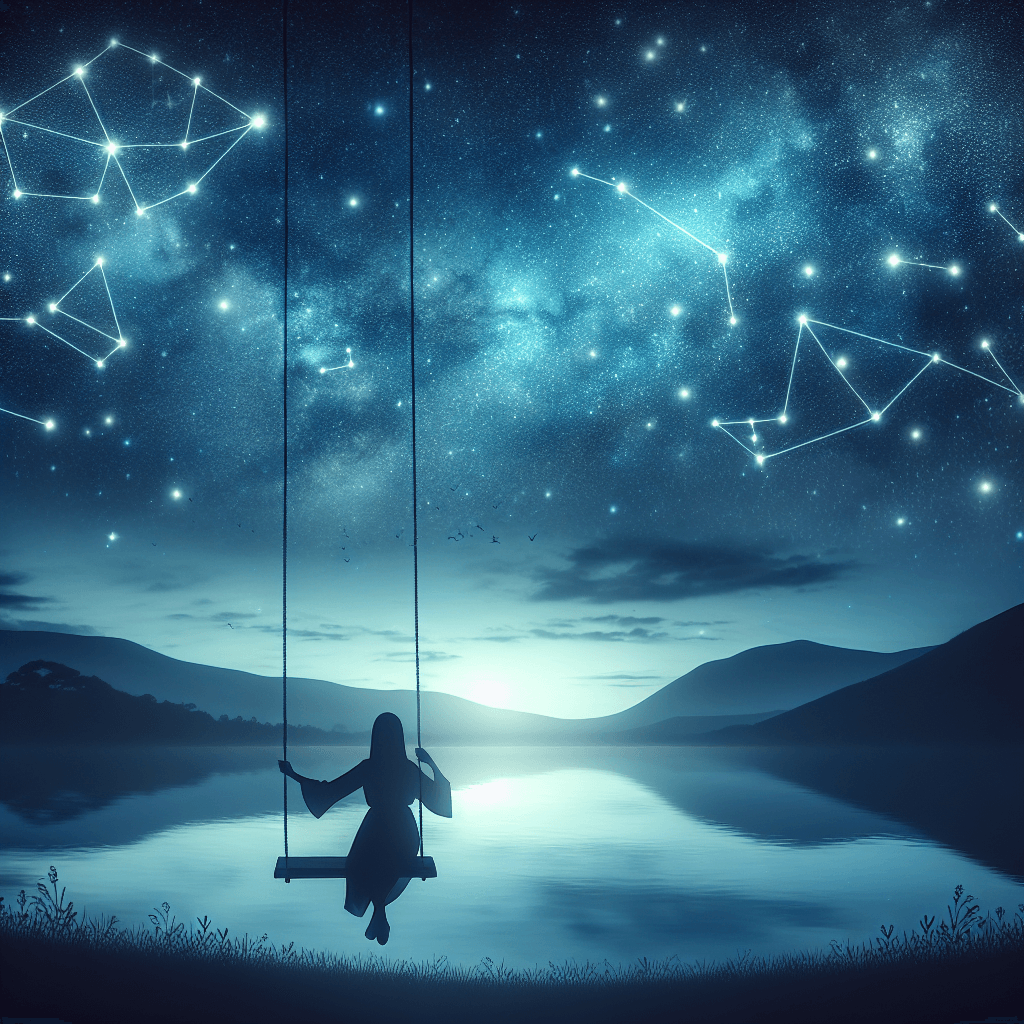 Starry Serenade On A Swing Paint By Numbers