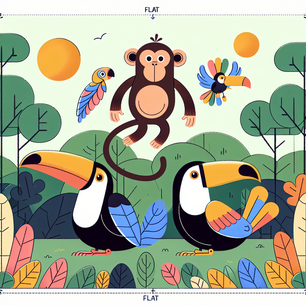 Quirky Jungle Animals Paint By Number
