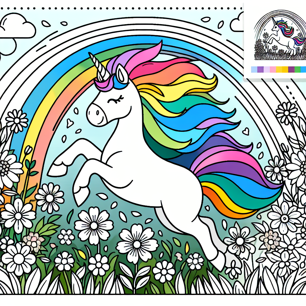 Unicorn Meadow Adventure Painting Number Kit