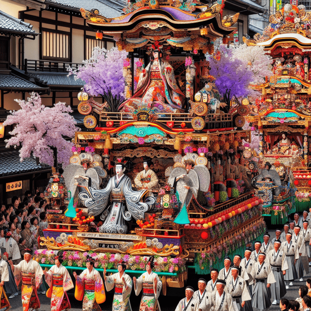 Kansai Yamaboko Junko - Japan Painting By Numbers Kit