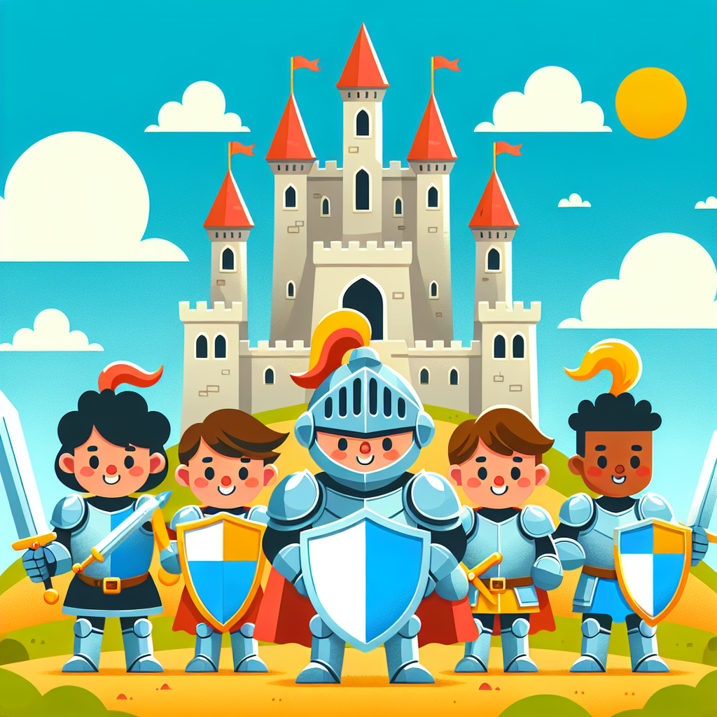 Daring Knights And Castles Paint By Numbers