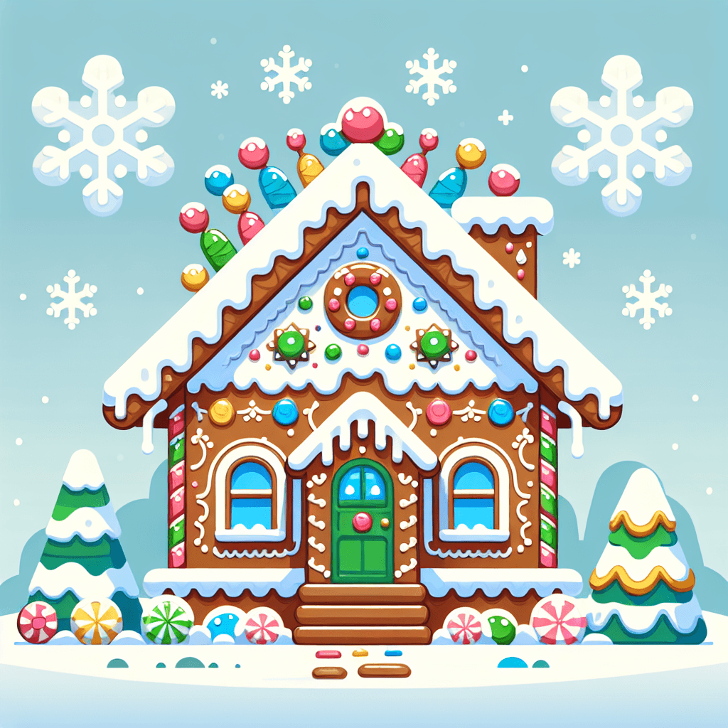Charming Gingerbread House Paint By Numbers Kits
