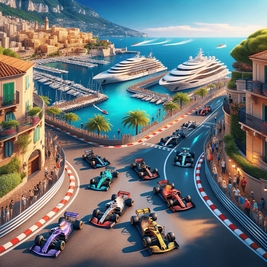 Monaco Grand Prix - Monte Carlo Painting By Numbers Kit