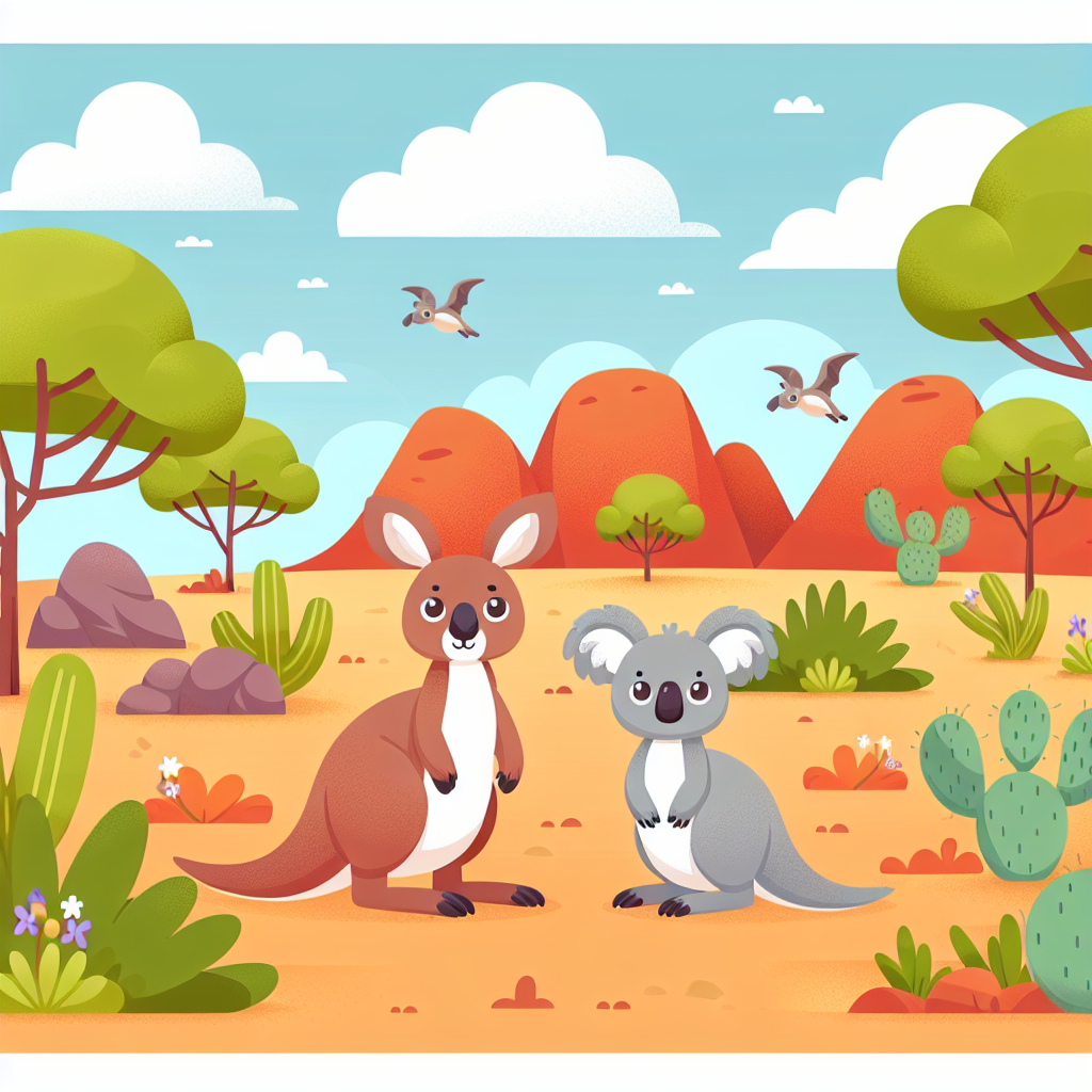 Outback Animal Adventure Number Painting
