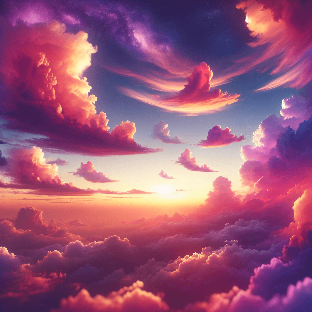 Dreamy Skyscape DIY Paint By Numbers