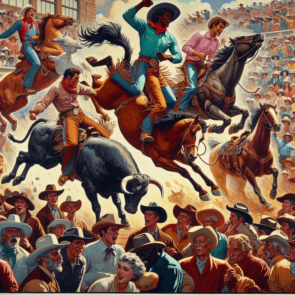 Wild West Rodeo Painting Number Kit