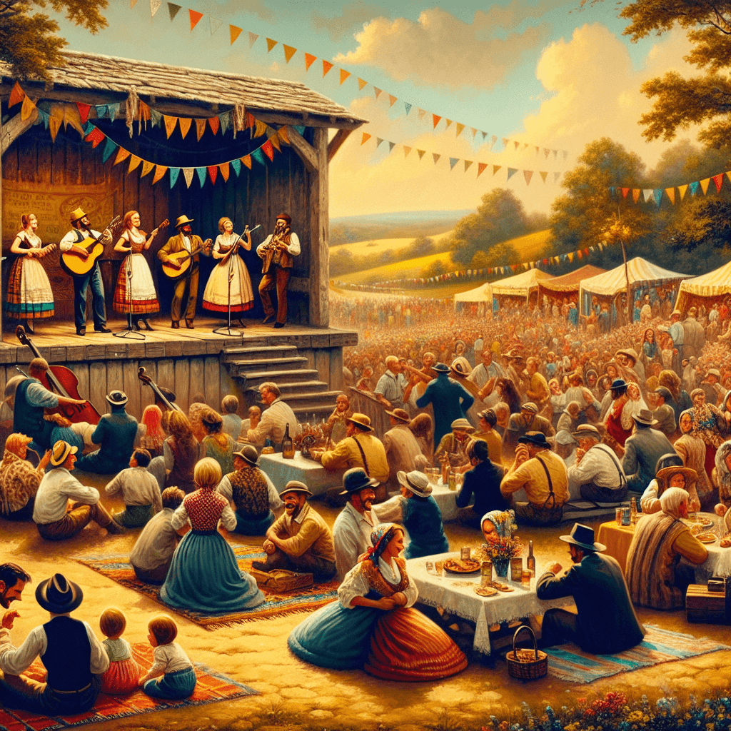 Folk Festival Paint By Numbers