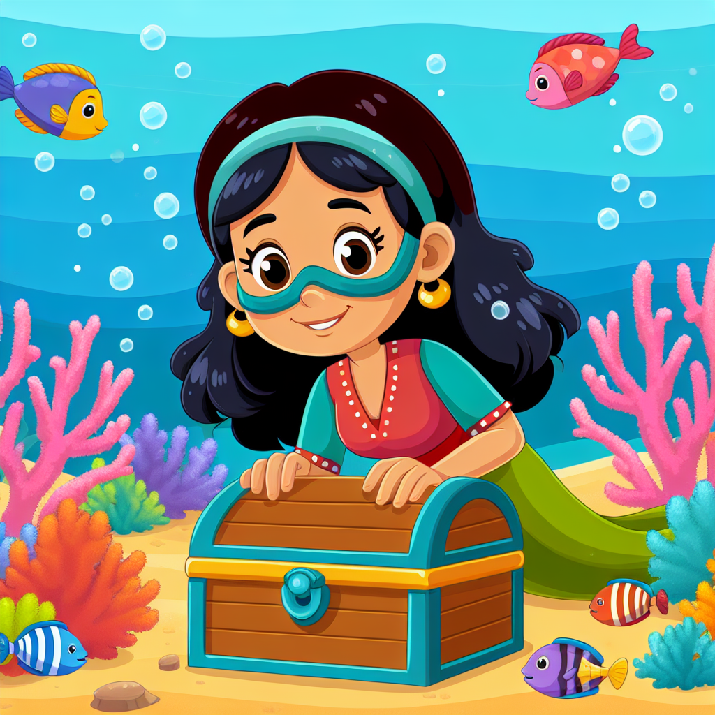 Underwater Treasure Painting Number Kit