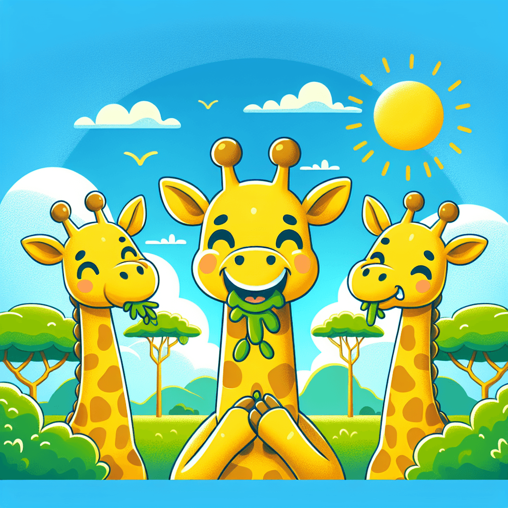Gentle Giraffes Numbered Painting Kits