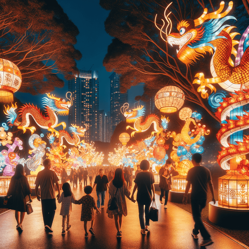 Lantern Festival - New York Paint By Number