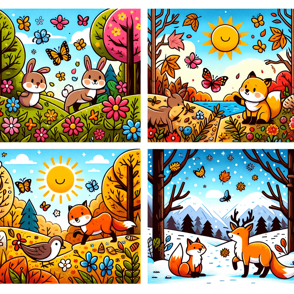 Charming Seasons Change Painting By Numbers Kit