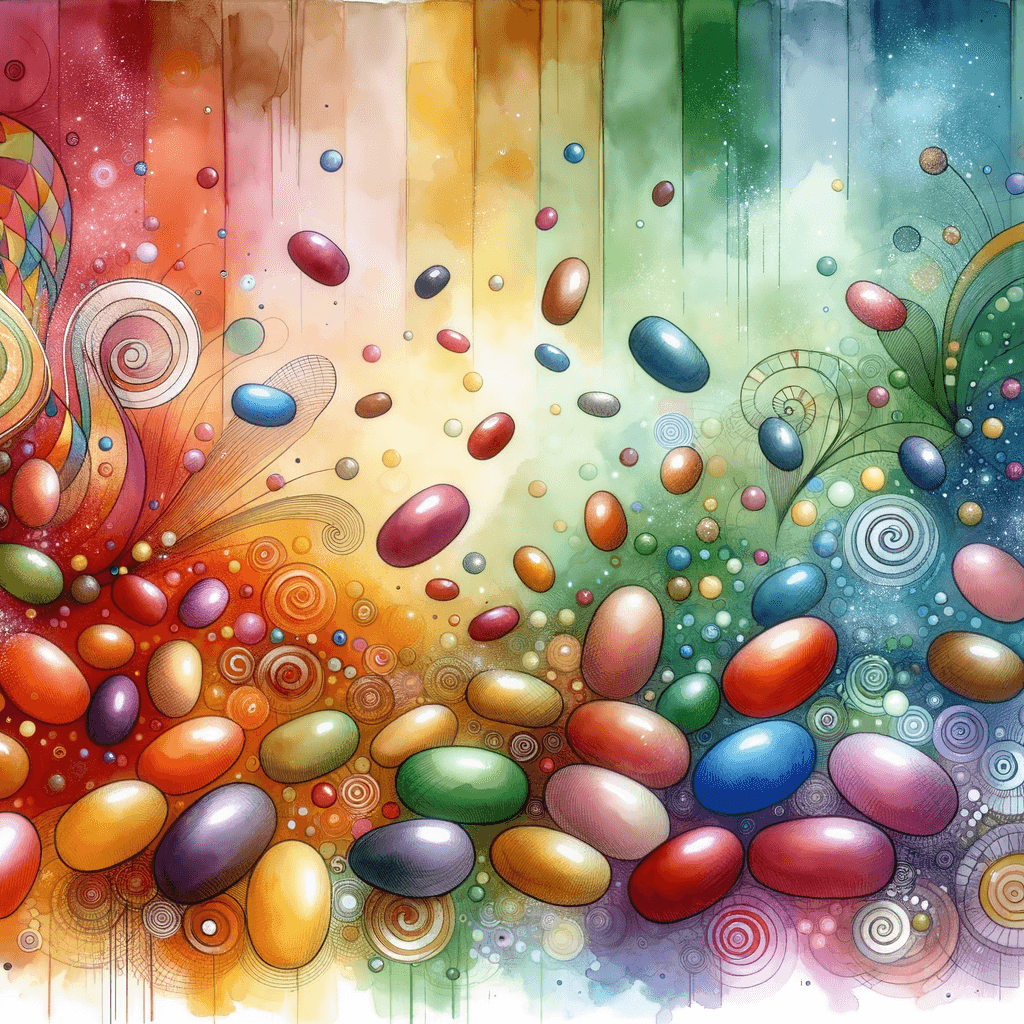 Jolly Jellybeans - DIY Painting By Numbers Kit