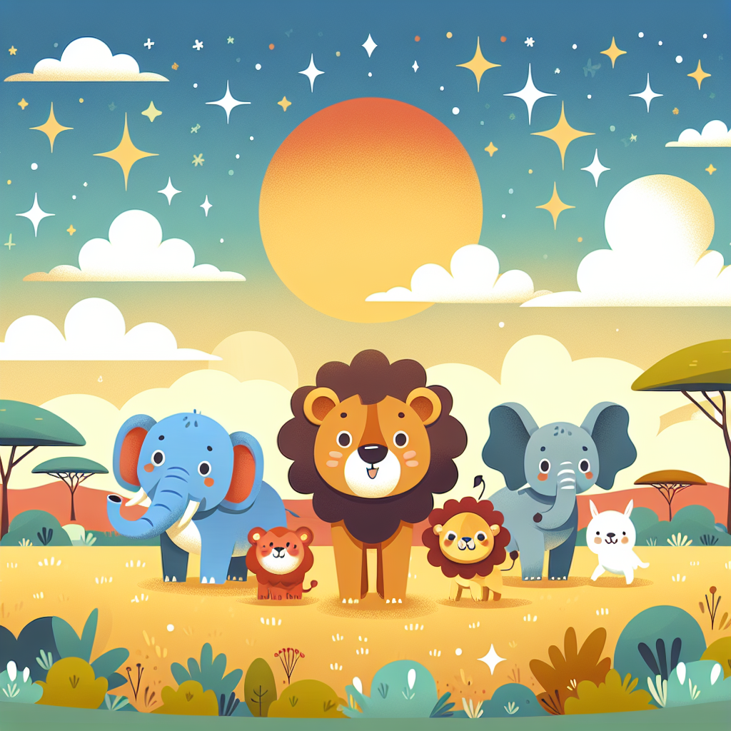 Starry Safari Trek Paint By Numbers