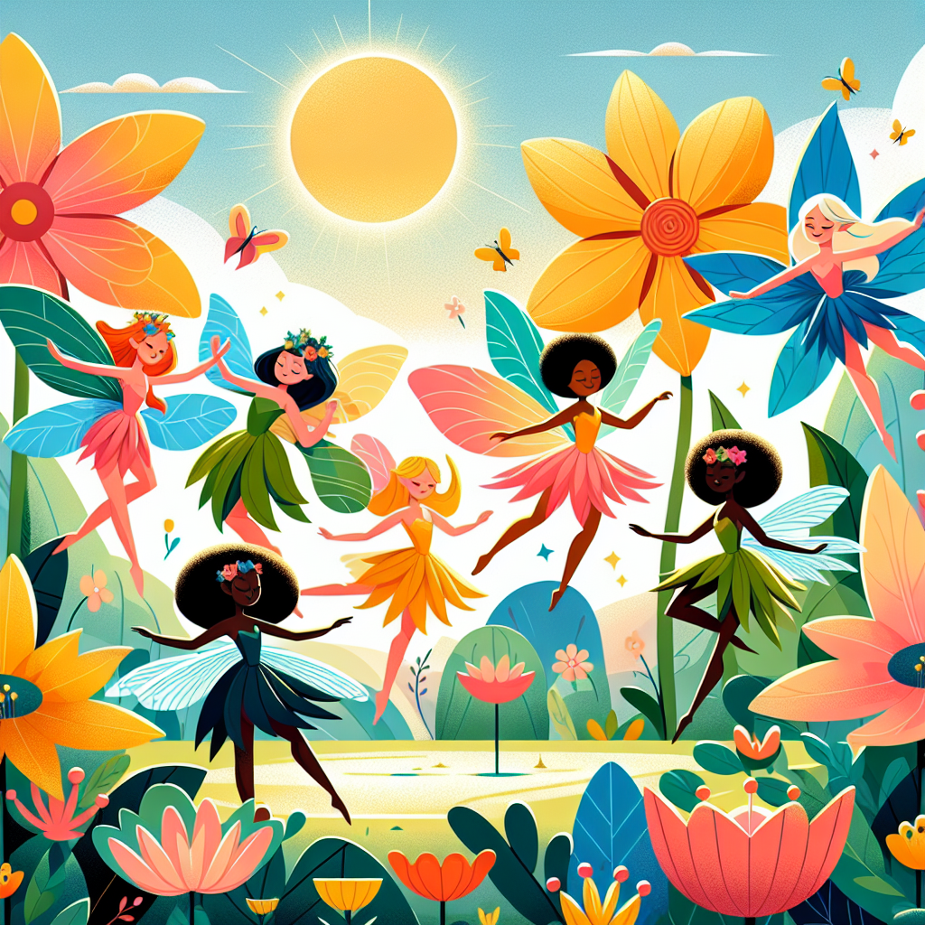 Flower Fairy Frolic Paint By Number