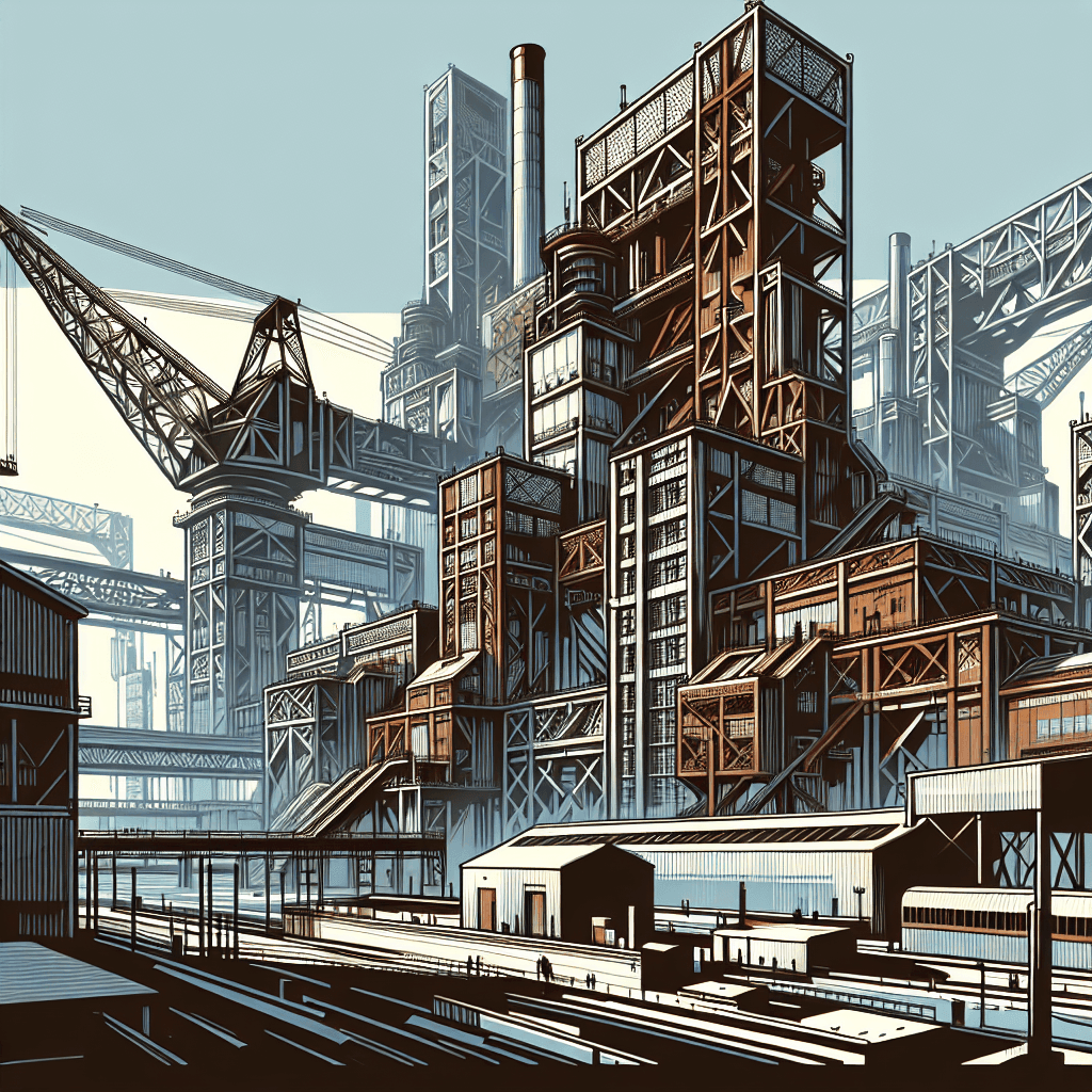 Chic Industrial Urban Scene Paint By Numbers Art