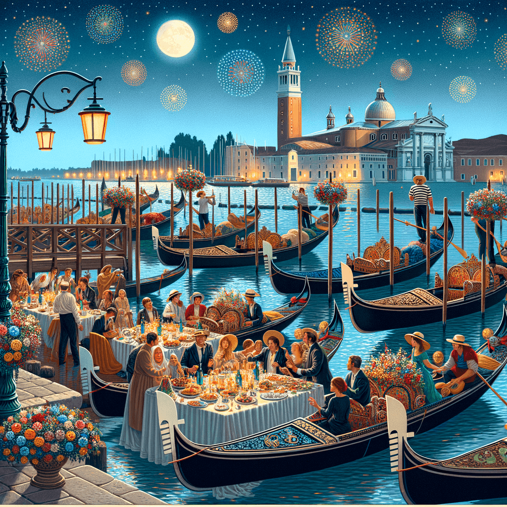 The Festa Del Redentore Paint By Number