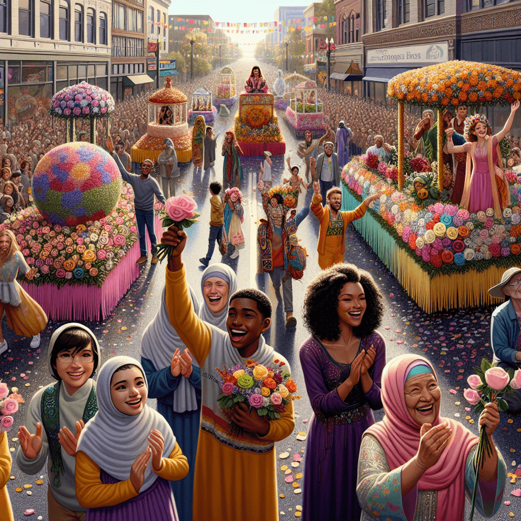 The Rose Festival - USA Paint By Number