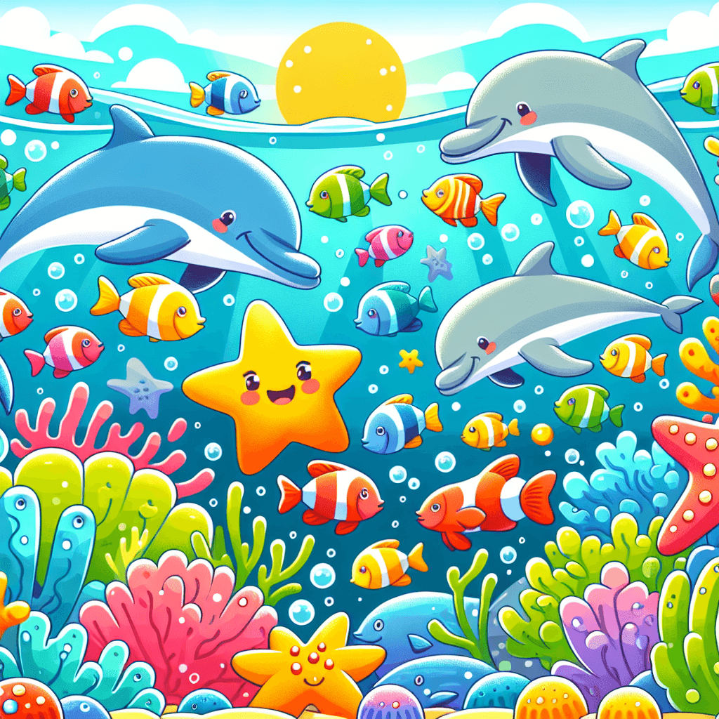 Whimsical Ocean Fun DIY Paint By Numbers