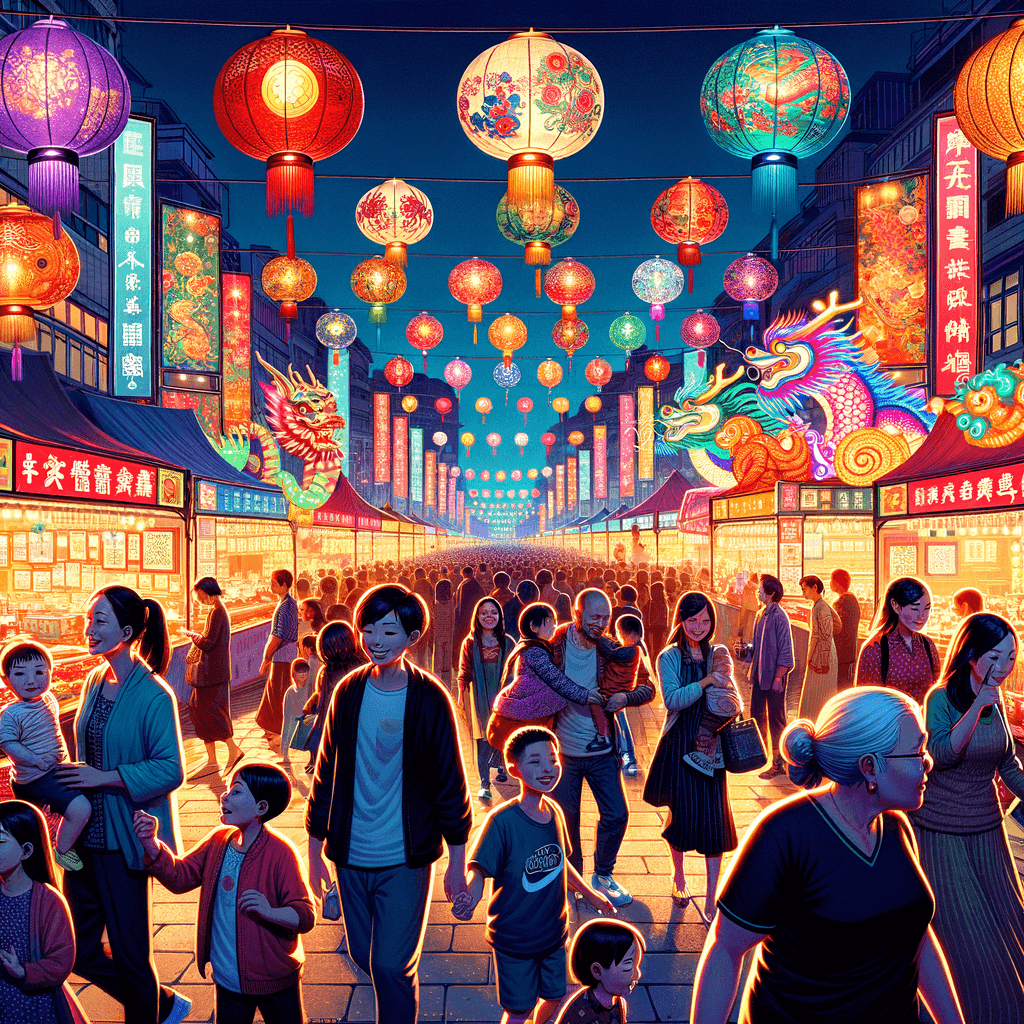 Taipei International Lantern Festival - Taiwan Paint By Number