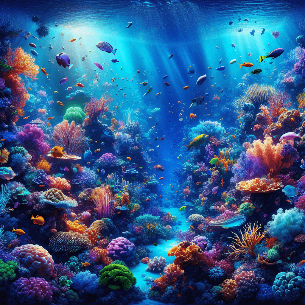 Captivating Ocean Depths Paint By Color