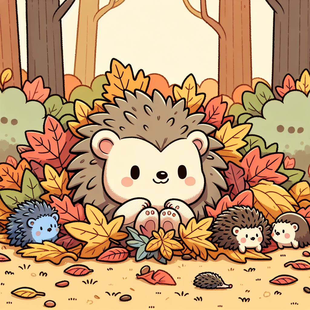Snuggly Hedgehog Haven Numbered Painting Kits