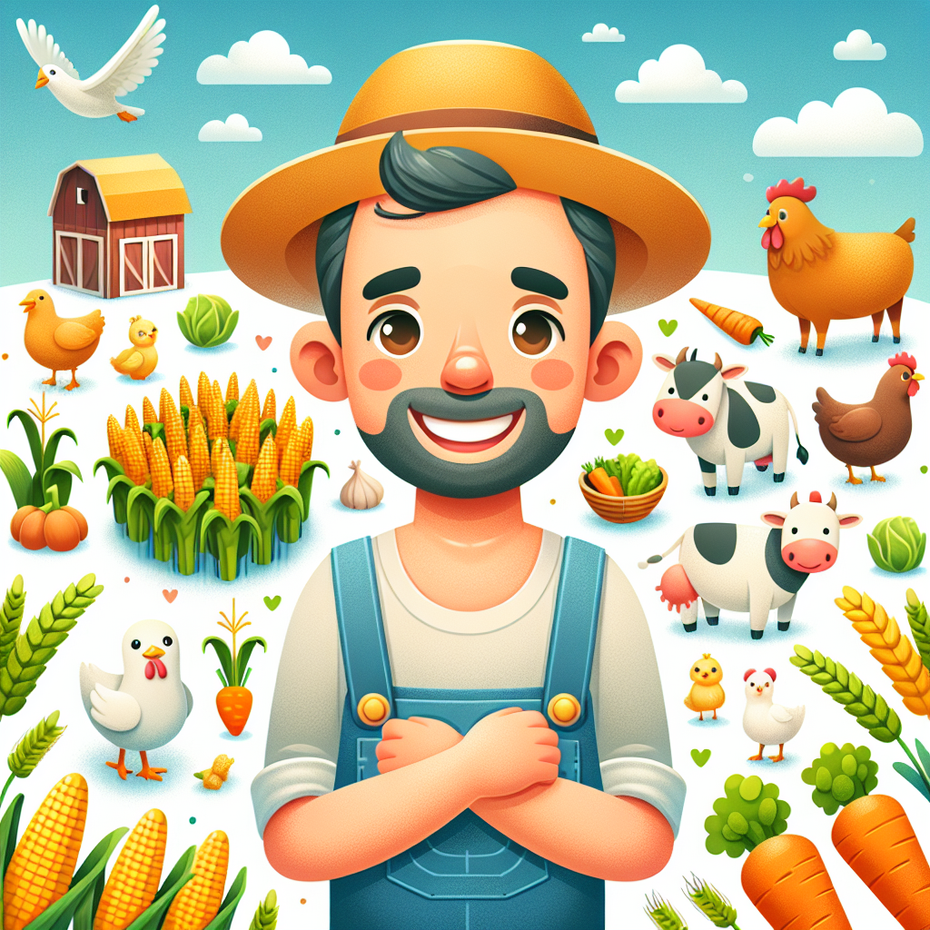 Joyful Farmer Paint By Numbers Kits