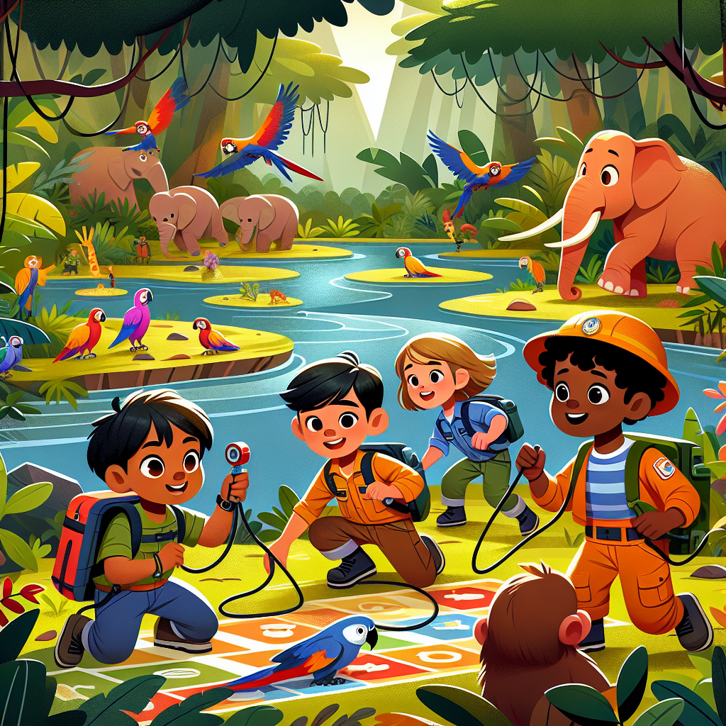 Jungle Rescue Operation Numbered Painting Kits