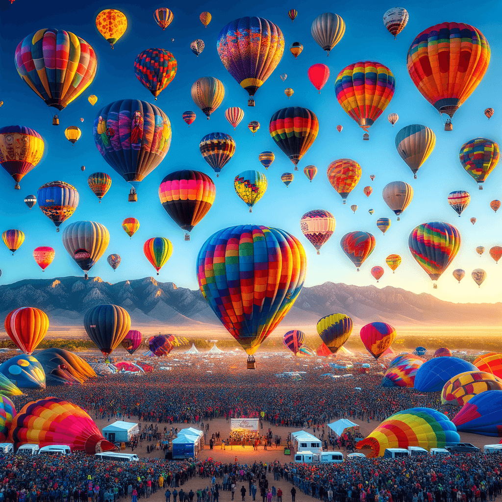 The International Balloon Fiesta - USA Paint By Numbers Kits