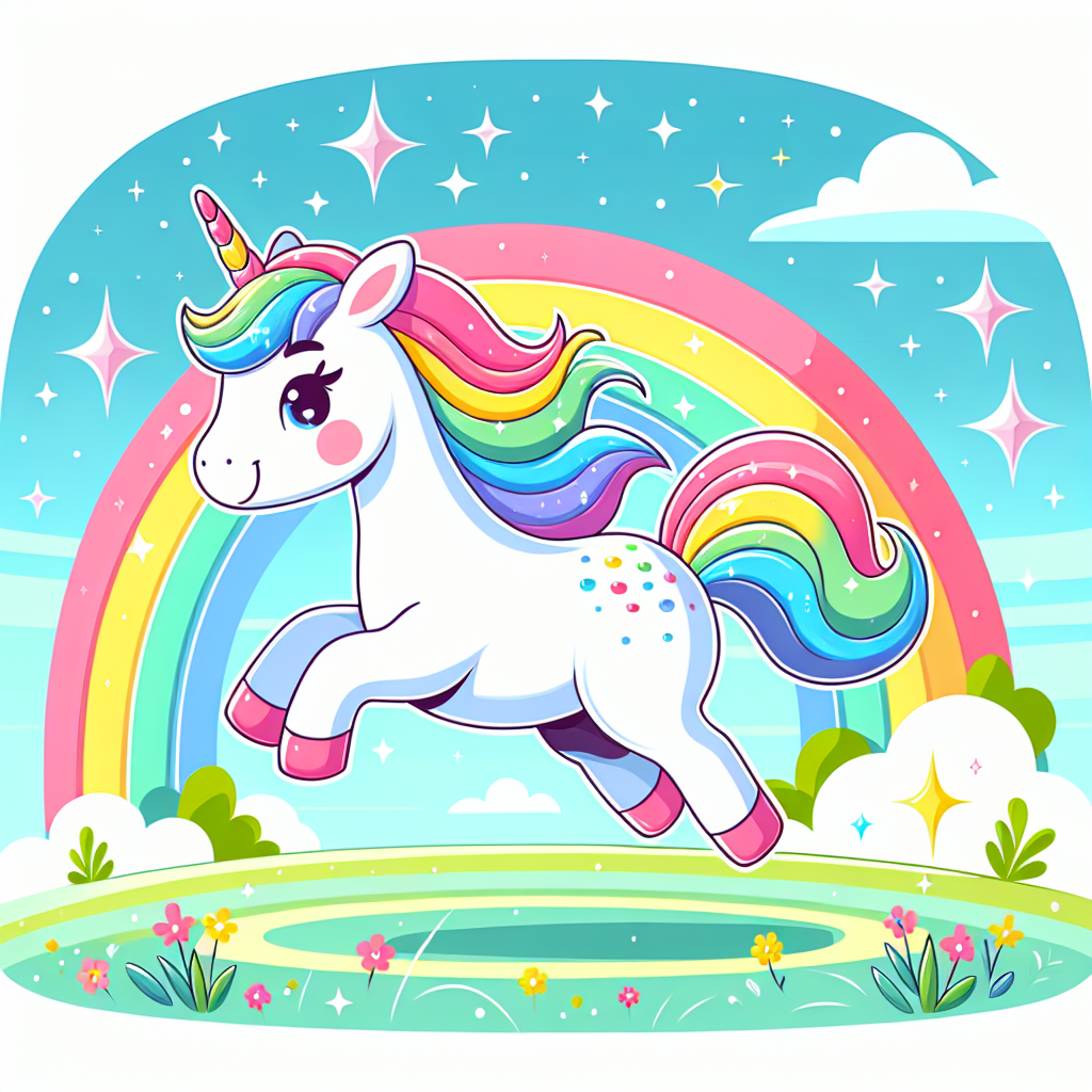 Giggles And Glitters Unicorn Paint By Numbers Art