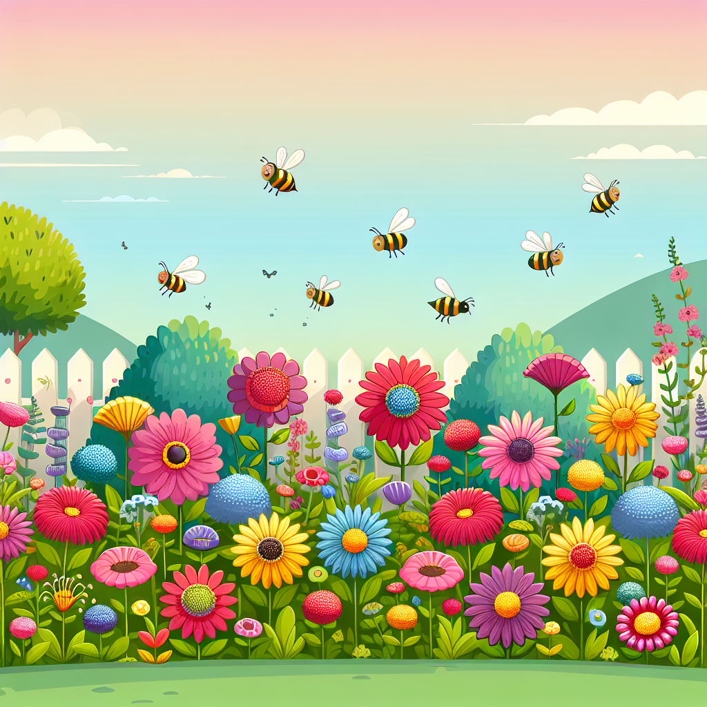 Flower Garden Bliss Paint By Number