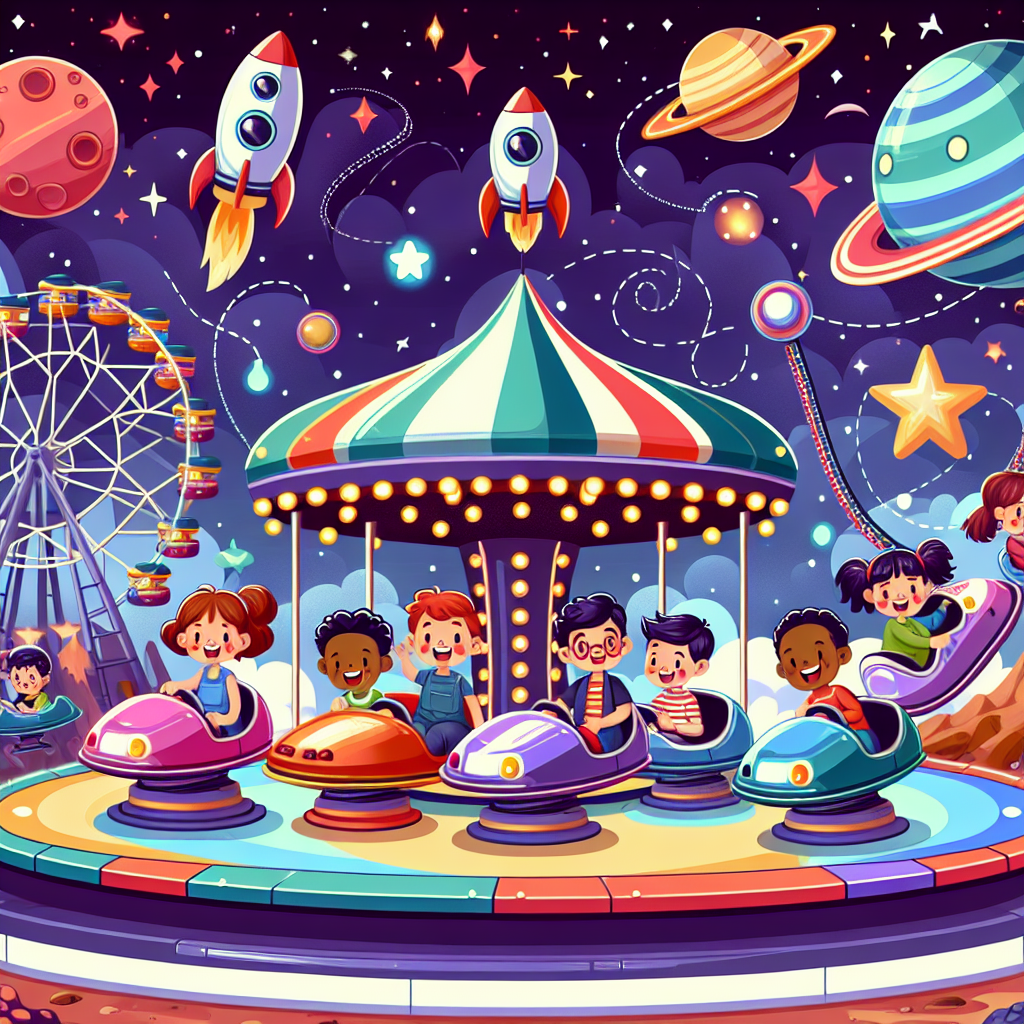 Cosmic Adventure Park Painting Number Kit