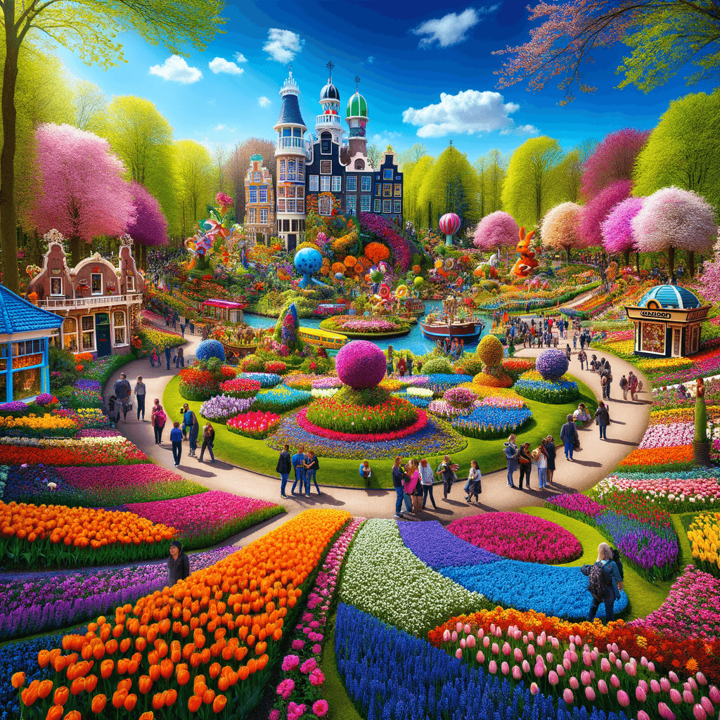 Keukenhof Flower Festival - Netherlands Paint By Number