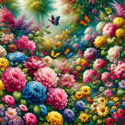 Garden Oasis Paint By Number
