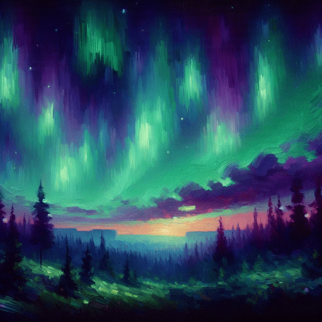 Mystic Aurora Borealis Paint By Number
