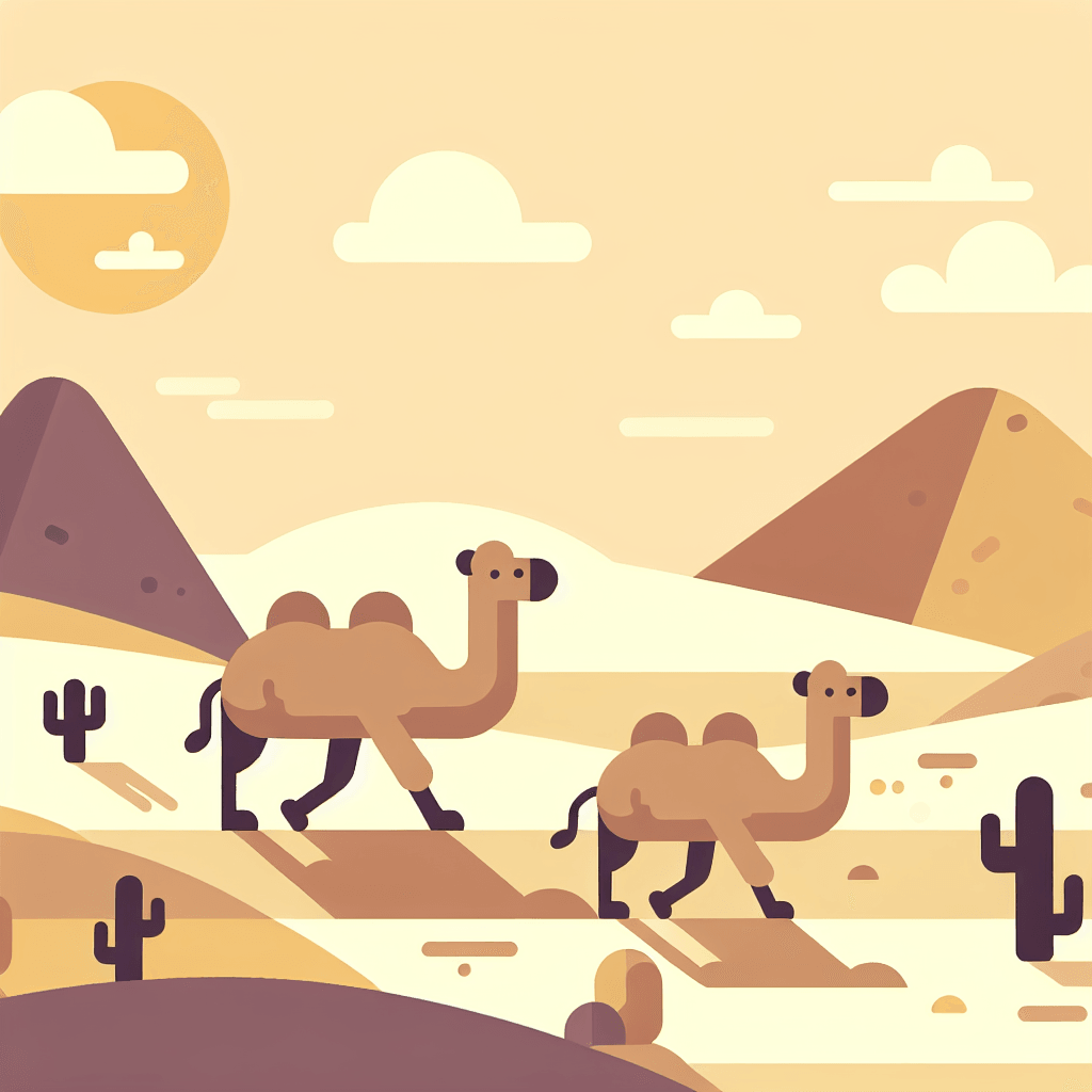 Courageous Camel Caravan Paint By Color