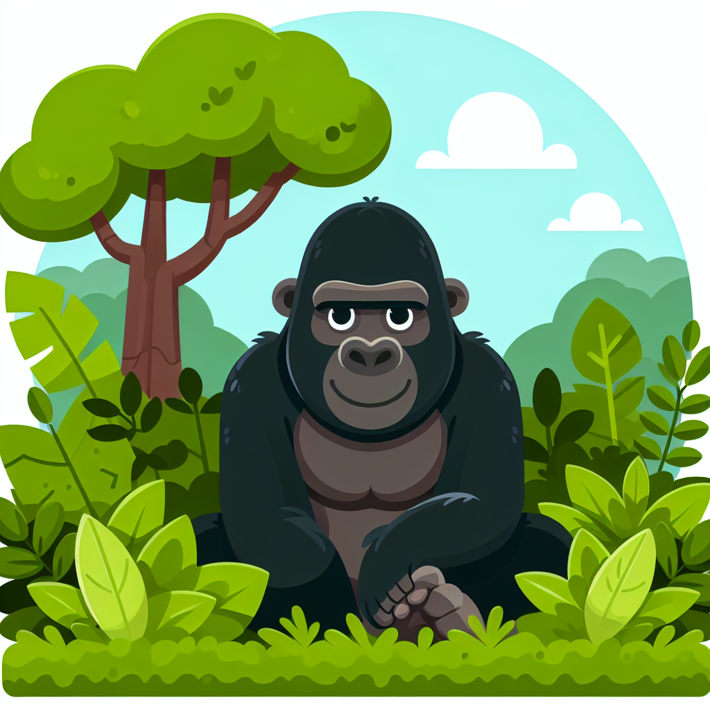 Gentle Gorillas Numbered Painting Kits