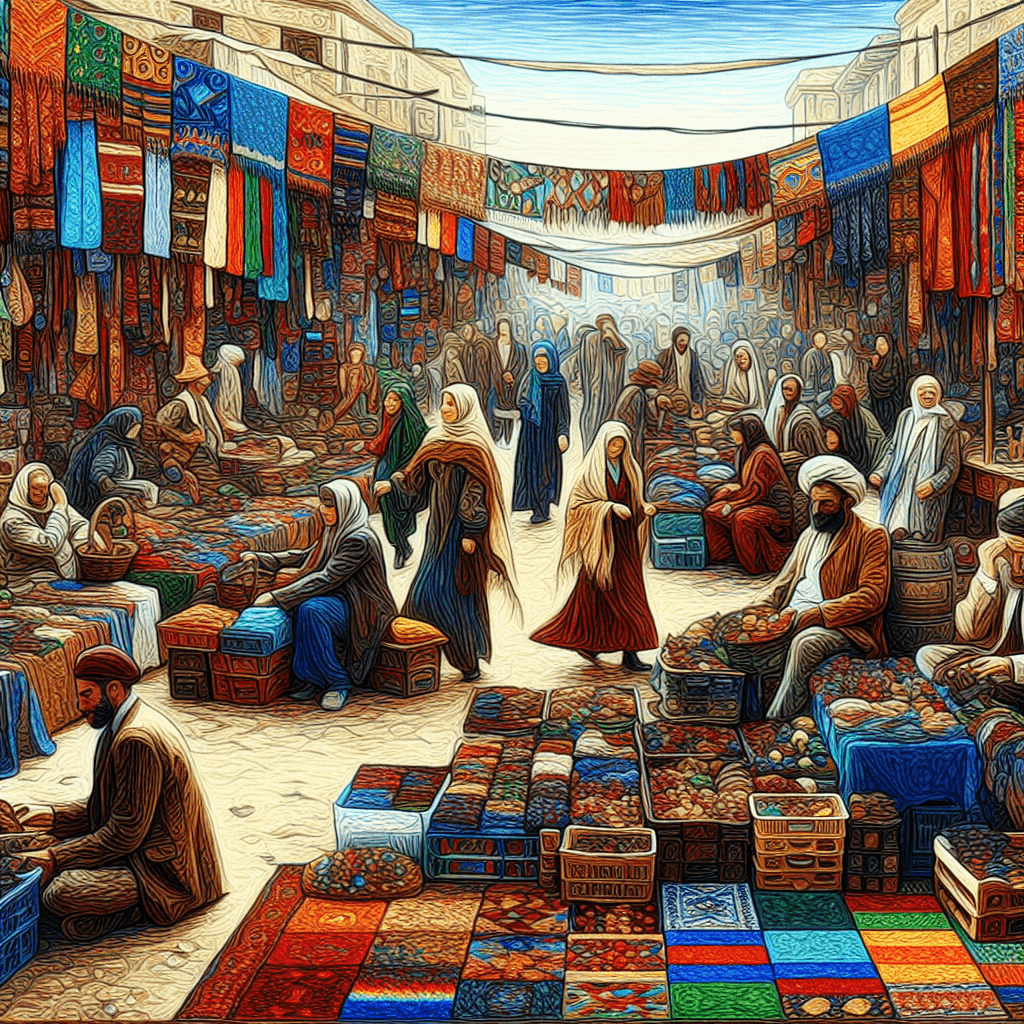 Colorful Bohemian Market Paint By Number