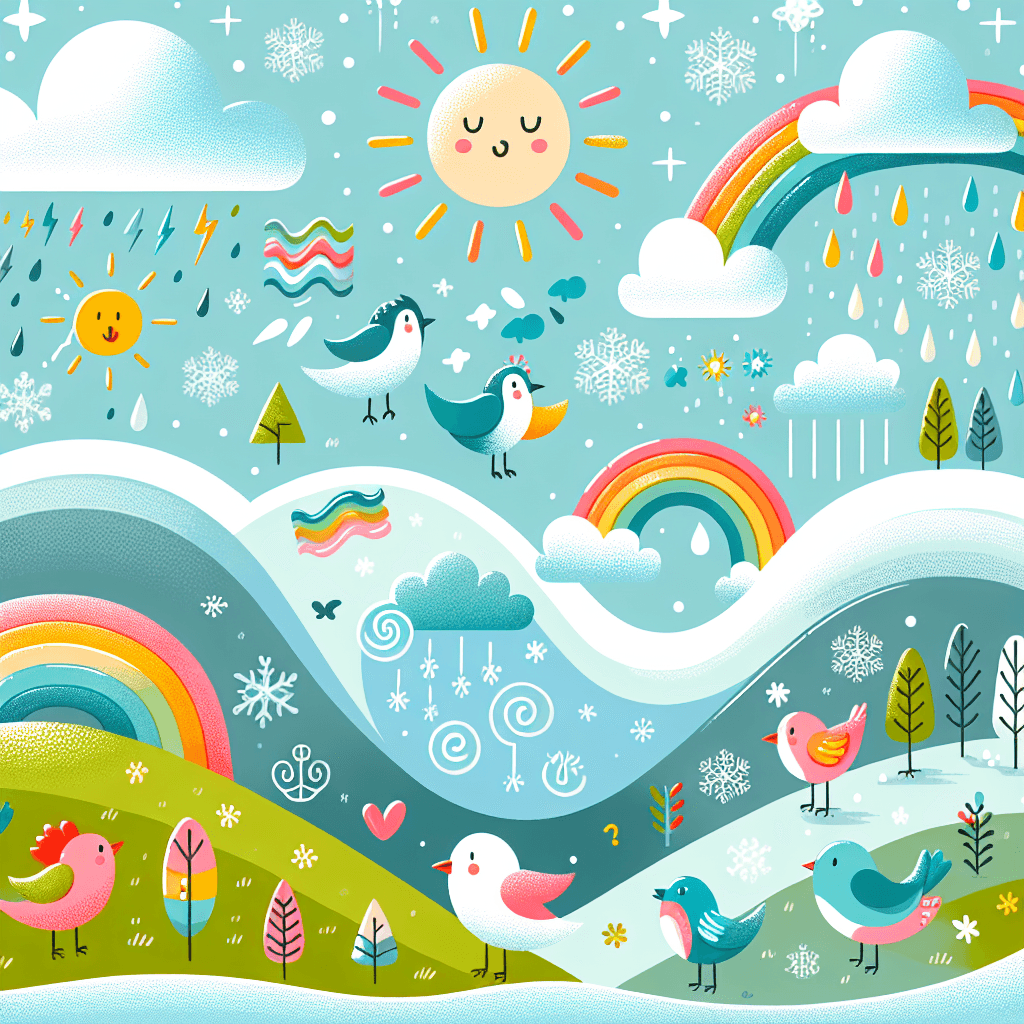 Wonderful Weather Wonders Numbered Painting Kits