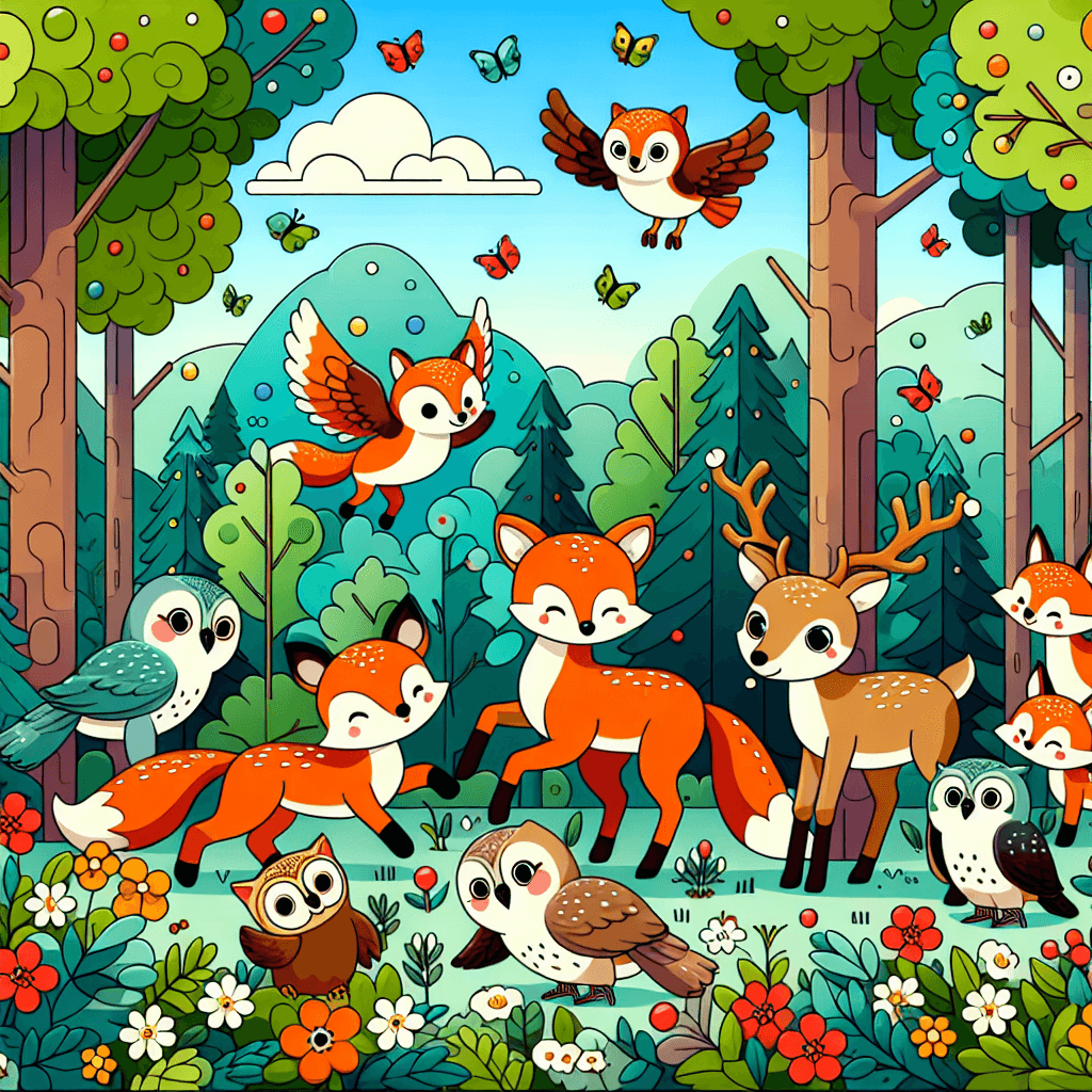 Whimsical Woodland Wonder DIY Paint By Numbers