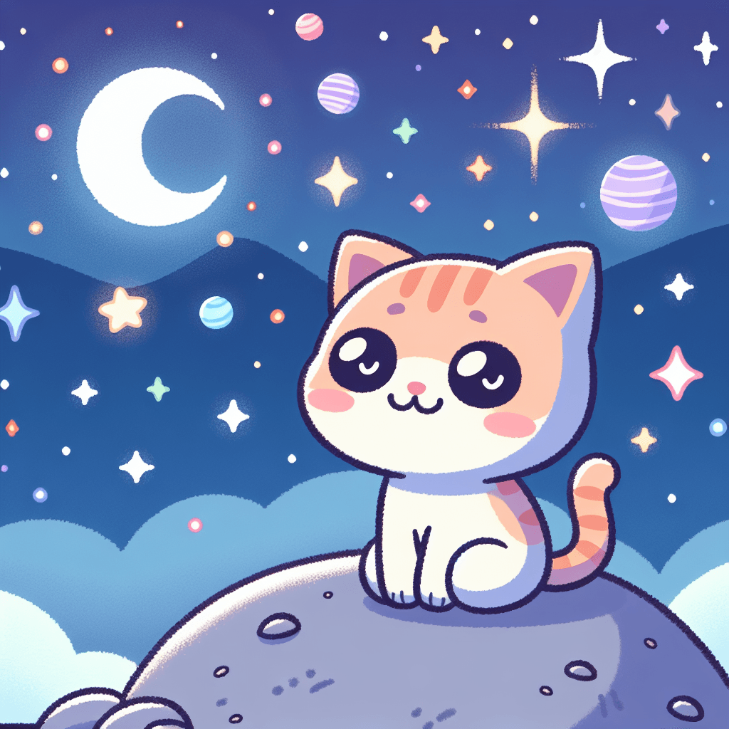 Starry Night Cat Paint By Numbers Kits