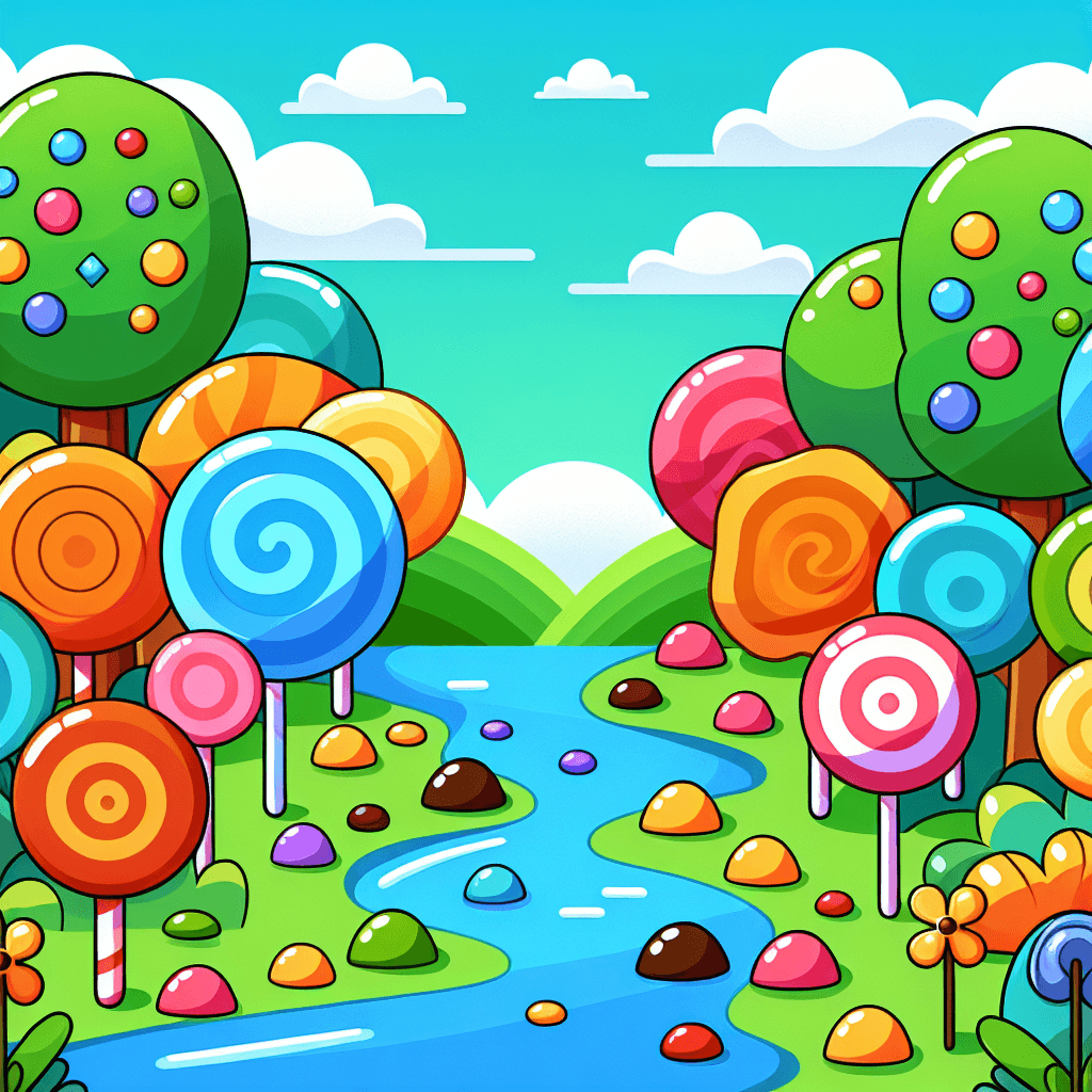 Delightful Candy Land Adventure Paint By Number