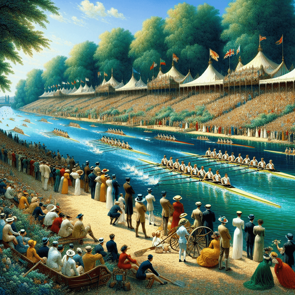 Henley Royal Regatta - United Kingdom Painting By Numbers Kit