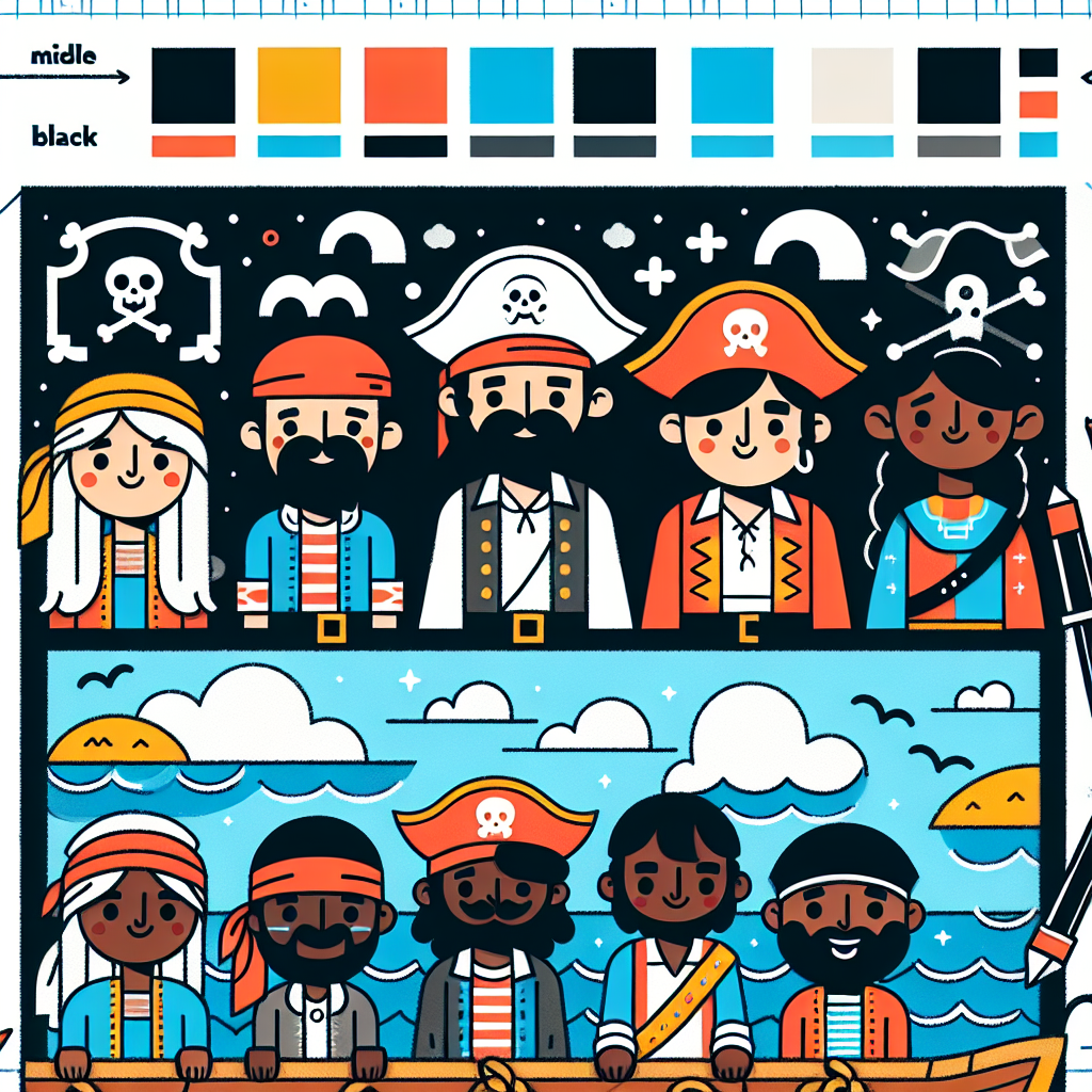 Treasure Hunt At Sea Paint By Color