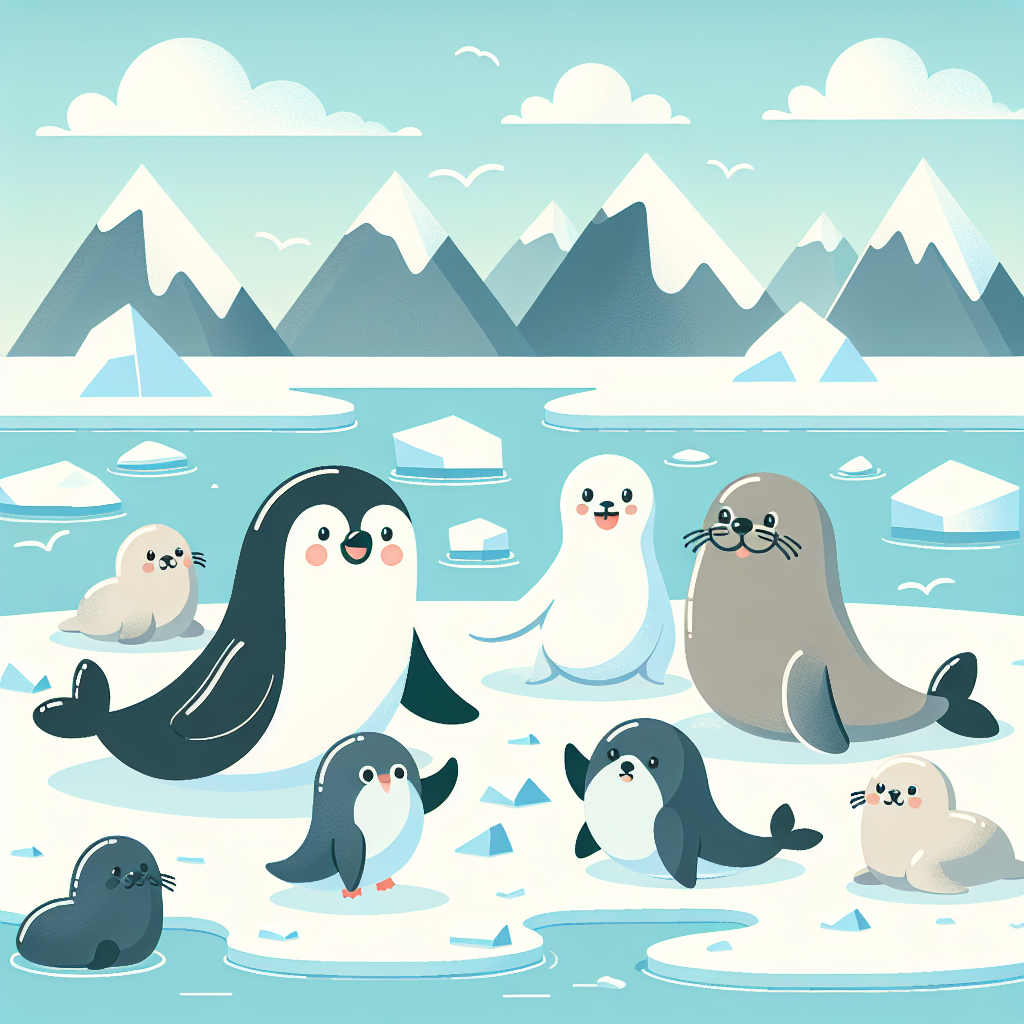 Furry Arctic Adventure Numbered Painting Kits