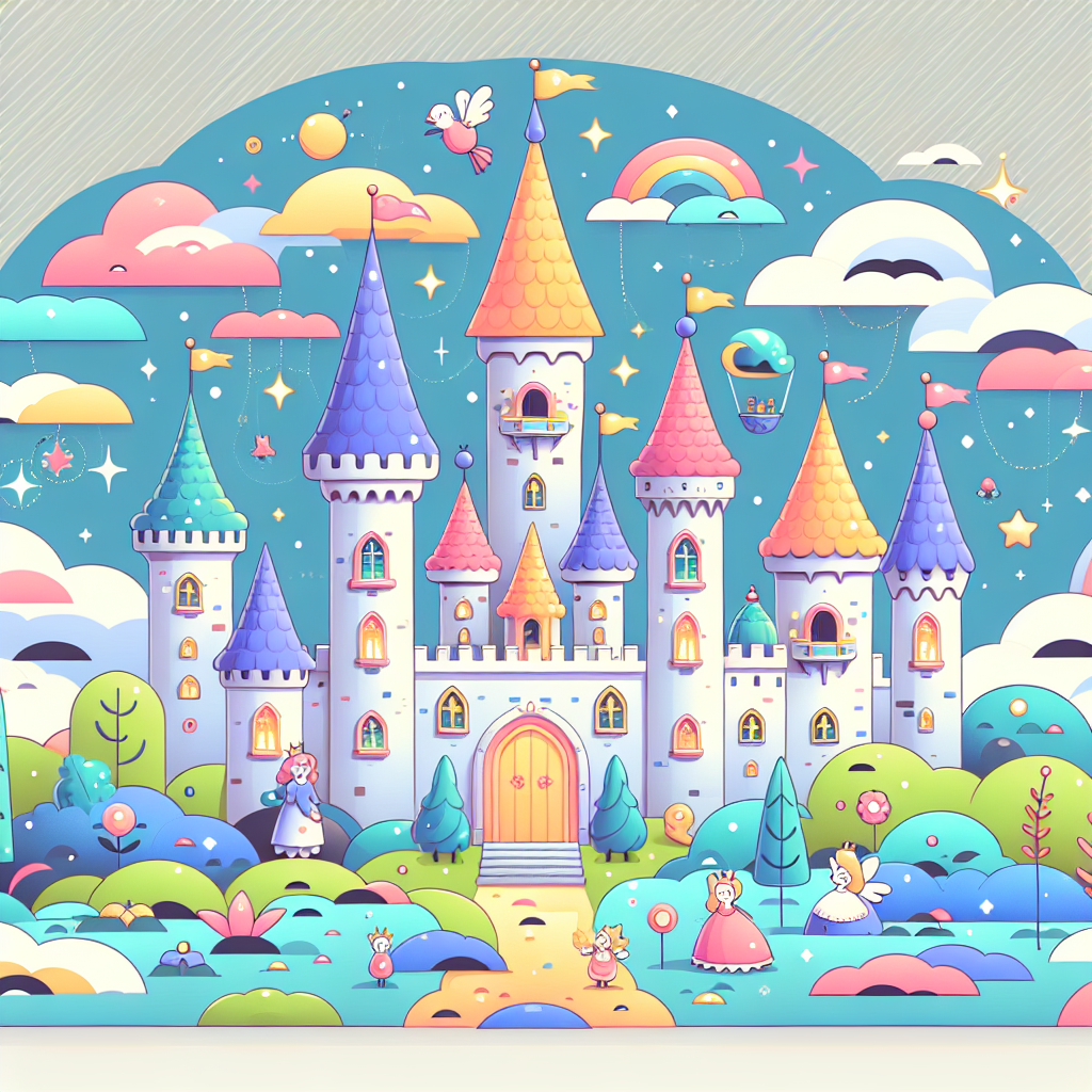 Fairytale Castles DIY Paint By Numbers