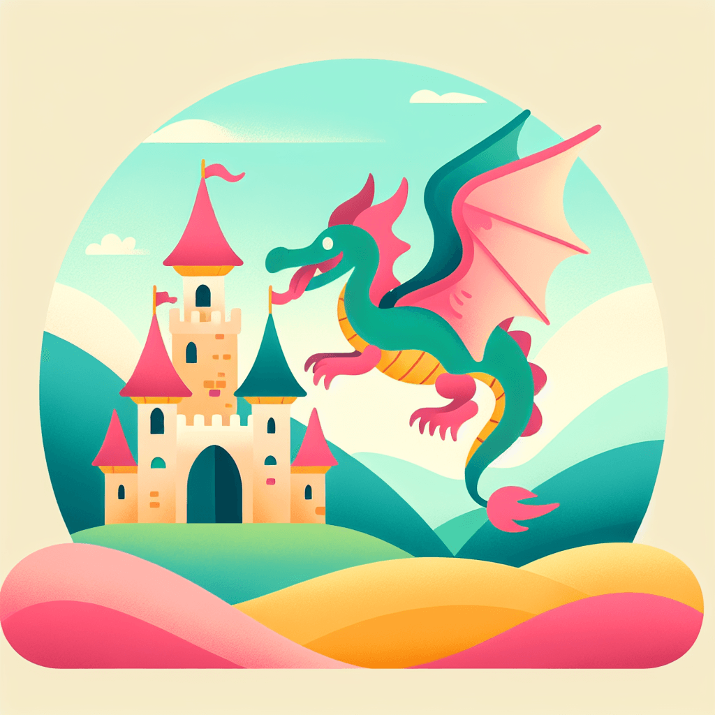 Fairytale Dragon Dreams Painting Number Kit